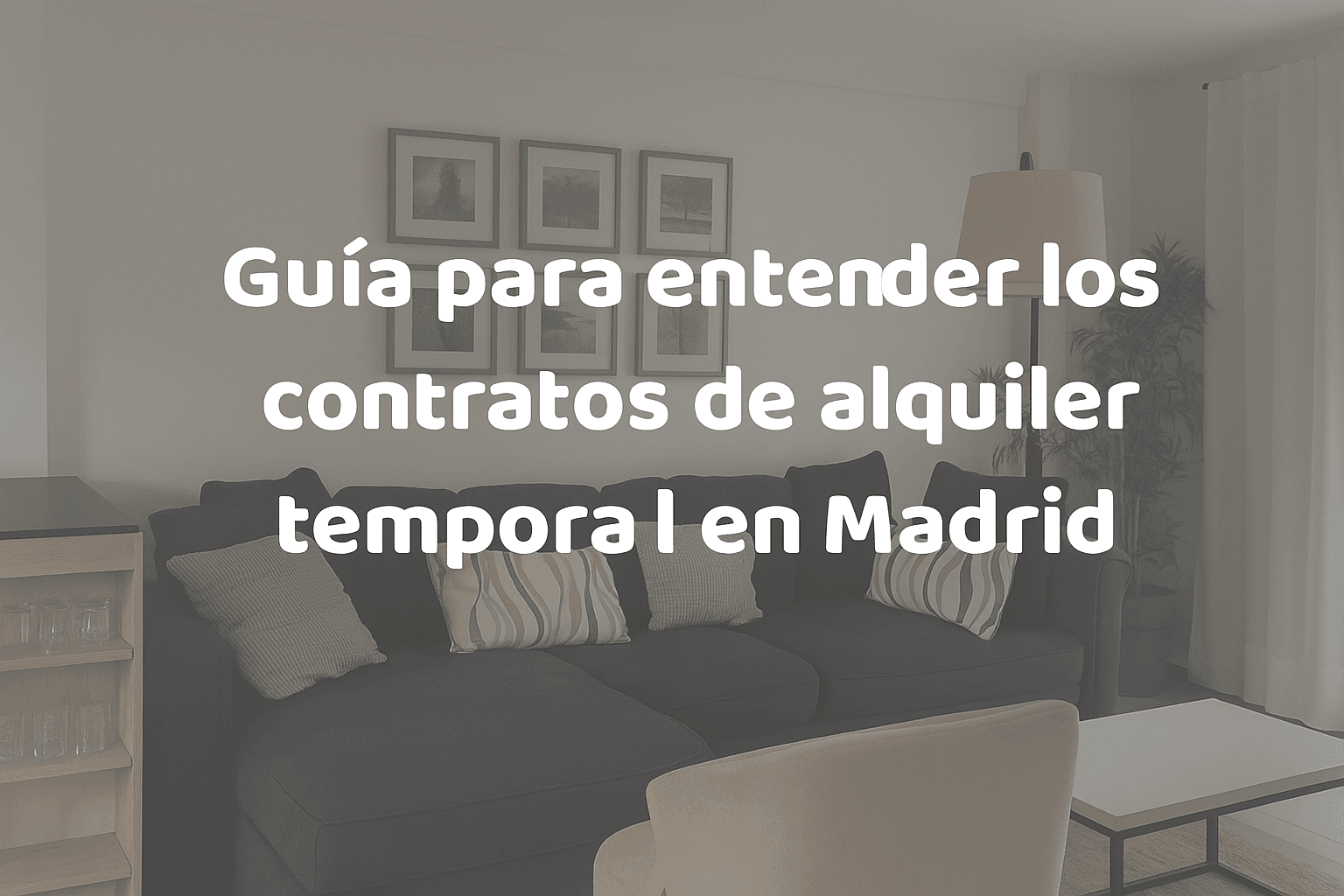 Guía para entender los contratos de alquiler temporal en Madrid