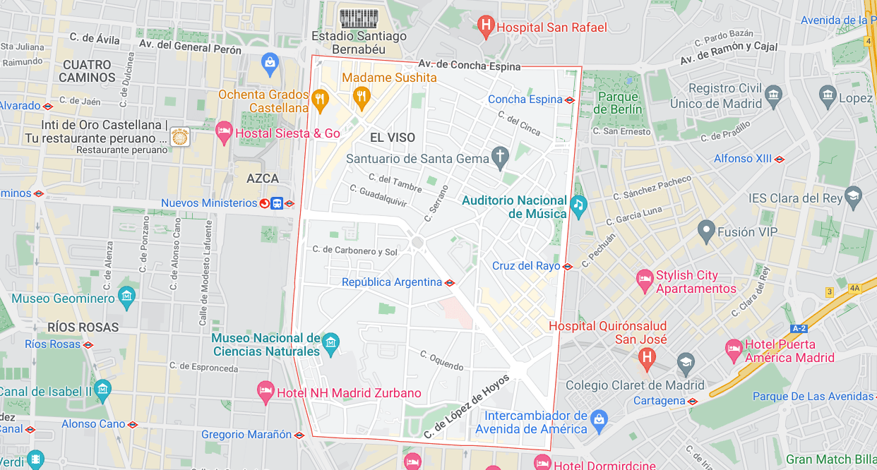 En Madrid en el viso hay pisos y habitaciones por meses