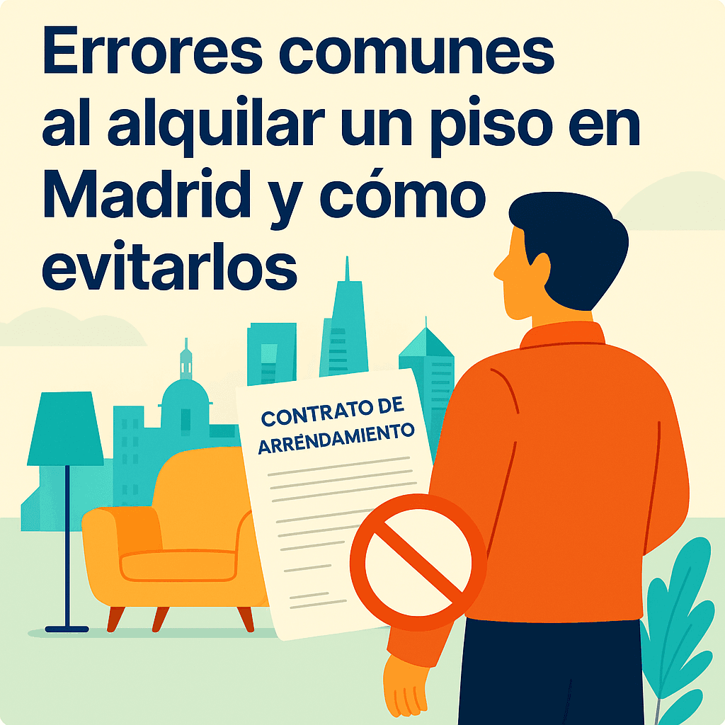 Errores comunes al alquilar un piso en Madrid y cómo evitarlos