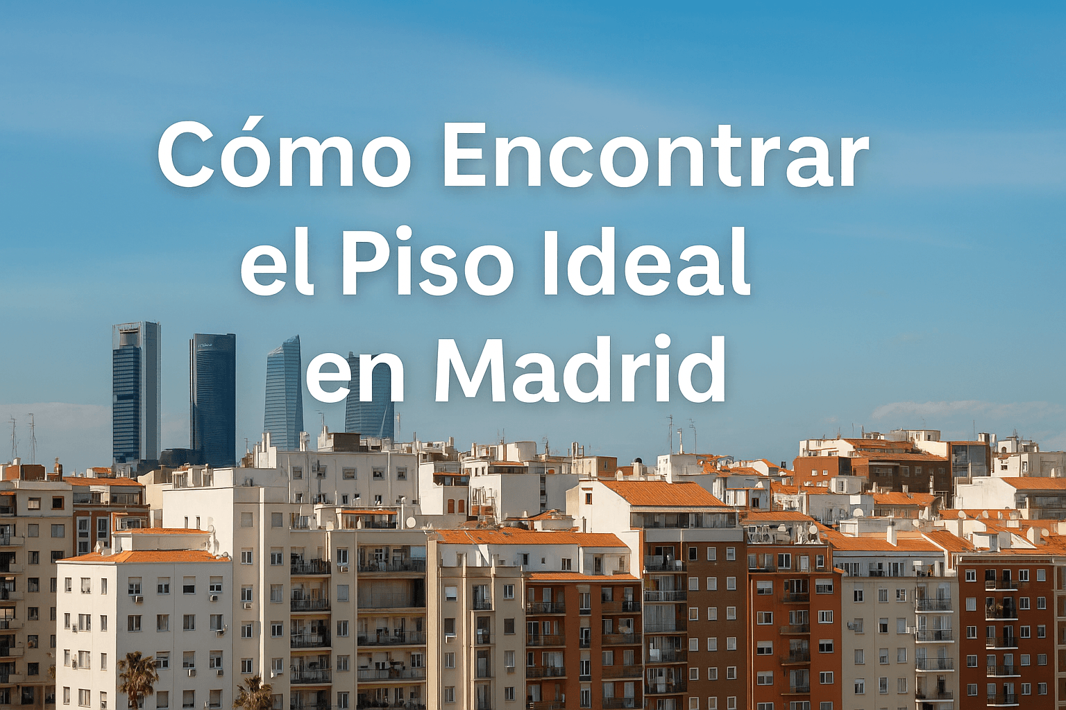 Cómo encontrar tu piso ideal en Madrid sin morir en el intento